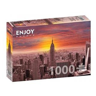 ENJOY-1068 - Sonnenuntergang über der New Yorker Skyline, Puzzle, 1000 Teile