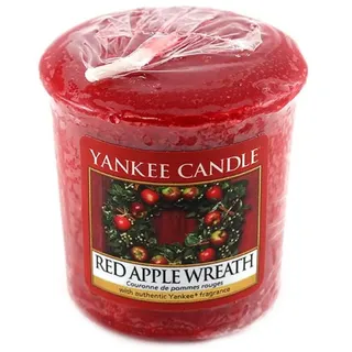 Yankee Candle Samplers Votivkerzen, Wax, Rot Apple Wreath, 4.6 x 4.8 x 1 cm