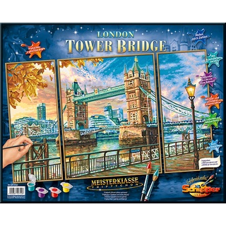 Schipper 3tlg. Malen nach Zahlen "The Tower Bridge in London" - ab 12 Jahren
