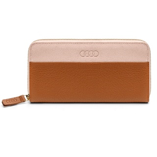 Audi Geldbörse Leder für Damen braun-rosé 3152100500