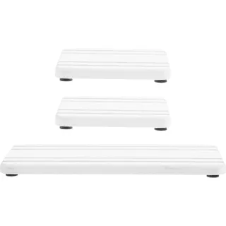 Elegante Seifenschale Aus Stein (20 X 10 Cm) Für Das Waschbecken, Mit Seifenspender (3er-set). – Aquaforge