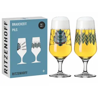 Ritzenhoff & Breker Ritzenhoff Brauchzeit F23 Biergläser-Set, 2-tlg. (6201001)