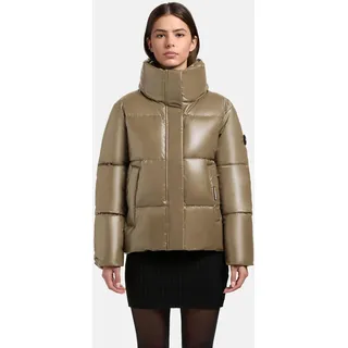 khujo Winterjacke "Rinja2 Shiny", Damen, Gr. S (36), braun, Obermaterial: 100% Polyester. Innenfutter: 100% Nylon. Wattierung: 100% Polyester.