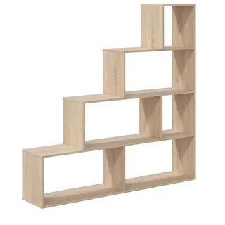 habeig Bücherregal 145 x 145 cm Braun