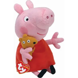 Peppa Pig Plsch, 20 cm - Braun/Rosa/Rot