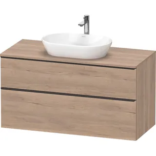Duravit Waschtischunterschrank 2 Auszüge 120,0 x 64,4 x 55,0 cm Eiche Marmoriert Matt