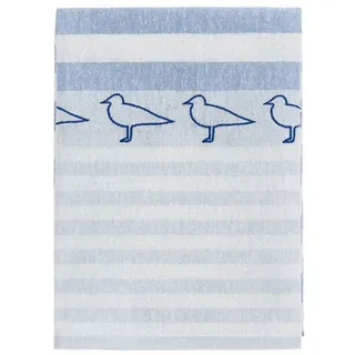 WestCraft Geschirrtuch Grubentuch Grubentücher Küchentuch Halbleinen - 50 x 100 cm - kariert, (1-tlg), Geschirrtücher aus Halbleinen - Saugstark und langlebig. blau 50 cm x 70 cm