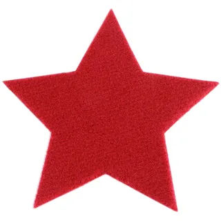 Primaflor Platzset "Stern, Weihnachtsdeko", rot, B:16,5cm H:5mm L:16,5cm, PRIMAFLOR-IDEEN IN TEXTIL, Platzsets, auch ideal als Untersetzer oder Dekoration, Größe 16,5 oder 29,5 cm