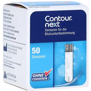 Ascensia Diabetes Care Contour Next Sensoren Teststreifen 50 St.