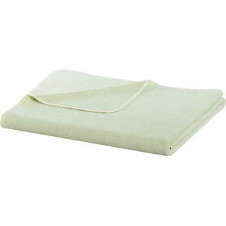 Wohndecke BIEDERLACK "Pearl" Wohndecken Gr. B/L: 150 cm x 200 cm, grün (mint) Baumwolldecken aus reiner Baumwolle, Kuscheldecke