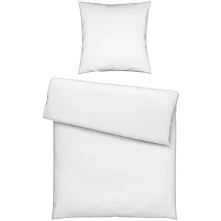 Esposa Bettwäsche, Weiß, Textil, 155x220 cm, pflegeleicht, atmungsaktiv, schadstoffgeprüft, Schlaftextilien, Bettwäsche, Bettwäsche, Renforcé-Bettwäsche