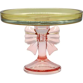 FURNARO Pokal Glow Bow aus Glas, Ø17 x 13 cm