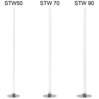 DistrEbution Bastelnaturmaterial Kerzendocht, 10-500 Stück, Runddocht STW 10 cm, (100-tlg), Ideal für Sojawachs Duftkerzen