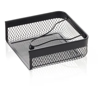 WAS Germany - Serviettenhalter, 19 x 19 x 6,5 cm, schwarz pulverbeschichtet, Metall