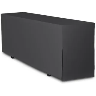 TexDeko Biertischhusse Premium Anthrazit 220 x 70 cm
