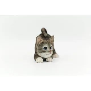 DecoTrend GmbH Dekofigur Kleine Katze lauernd 11,5x7x8cm