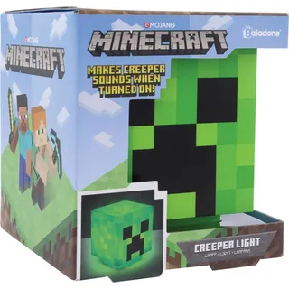 Paladone Minecraft Creeper Tischlampe Grün