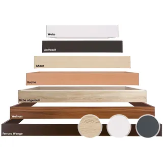 Hasena Movie-Line Bettrahmen Star 16 100x220 cm / Buche anthracit deckend, lackiert