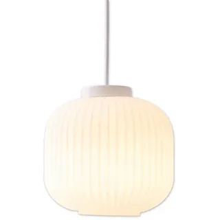 NÄVE Pendelleuchte »GENEVA«, ∅xH: 20 x 1,9 cm, Metall/Glas/Kunststoff - weiss
