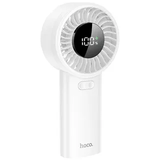 Hoco. HOCO Handventilator USB Mini Lüfter tragbar weiß | Gr.: onesize
