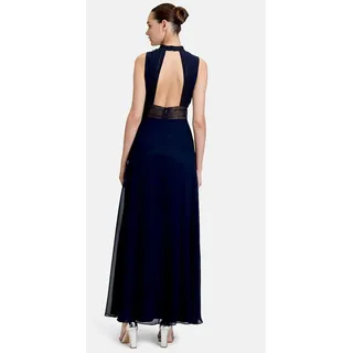 Vera Mont Abendkleid Rückenfrei Blau 40