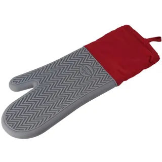Dr. Oetker Silikon-Back- und Ofenhandschuh, Backhandschuhe + Topflappen, Grau