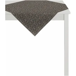 APELT Mitteldecke APELT "3006 Christmas Elegance, Weihnachtsdeko, Weihnachten", gold (goldfarben, schwarz), B:84cm L:84cm, Polyester, Tischdecken, Mitteldecke