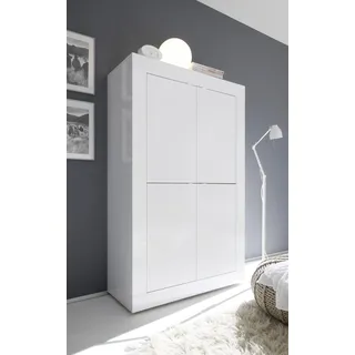 Home Affaire Vitrine Basic 162 x 102 x 43 cm Weiß