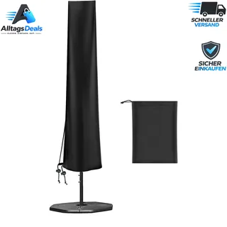 OEM Schirmhülle wasserdicht 190 x 30/50 cm Schwarz