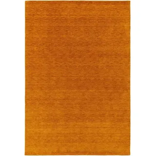 benuta nest Wollteppich Jamal Gelb, 120x170 cm - Naturfaserteppich aus Wolle
