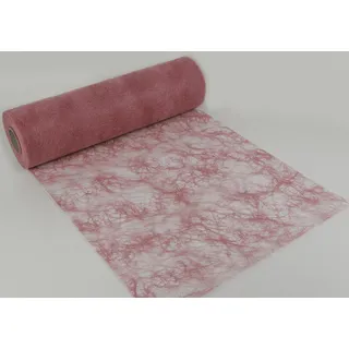 Protinam Sizoflor 30cm x 25m Tischläufer Tischband in Rosa zur Dekoration wie Sommer, Ostern, Weihnachten oder Hochzeiten abgelängt (25m, 3030 rosa) 60-014-R-300-A25m-P
