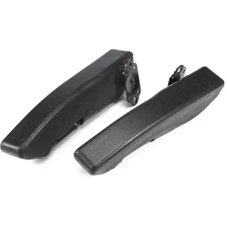 ISINEVER Paar Schwarz Auto Sitzarmlehne Armlehne Armstütze Links Rechts einstellbar 38.5cm Verstellbare 0-120 Grad Universal Auto Armlehne für LKW für PKW für Wohnmobil für Van