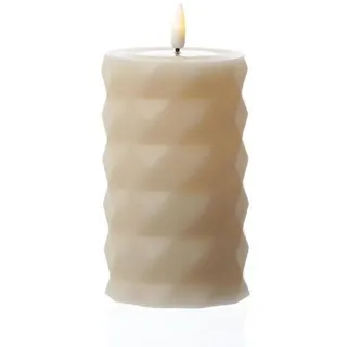 283 MIA Stumpenkerze 12,5 cm beige