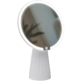 CLP Schminkspiegel Carrey Glas, HBT: 27x17x17 cm, weiß