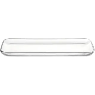 LEONARDO Platte Ciao 33,7 x 16,9 cm Glas Transparent Klar