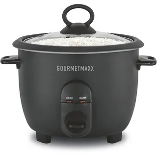 GOURMETmaxx Reiskocher schwarz 1,0 l