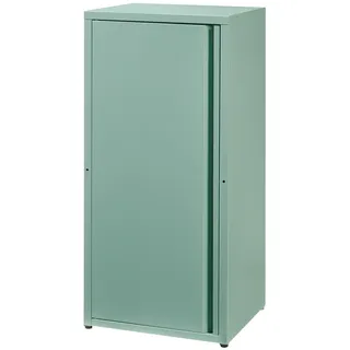 [en.casa] Burlöv Aktenschrank 88 x 40 x 35 cm grün