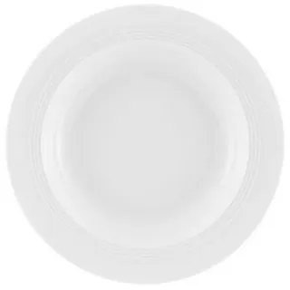 Friesland Porzellan Suppenteller Suppenteller 23 cm Jeverland Weiß, Suppenteller, Ø23cm, Porzellan, Weiß weiß