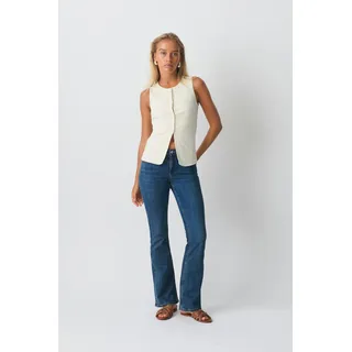 Gina Tricot - Low waist bootcut jeans - Low waist jeans - Blau - 46 - Dame - Blau - 46