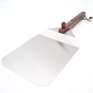 Allgrill Pizzaschaufel aus Edelstahl mit Holzgriff | 51 x 20 cm