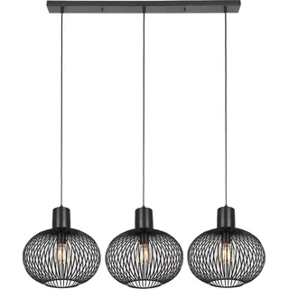 Trio Gila 3-flg. 120 cm schwarz