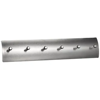 Zeller Schlüsselbord, Edelstahl/Alu, ca. 34 x 3.8 x 7.5 cm, Metall