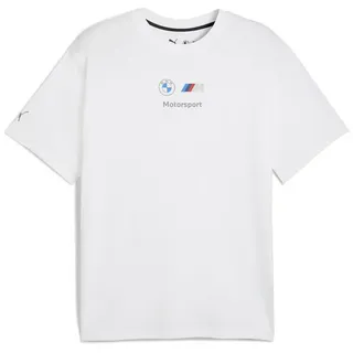 Puma T-Shirt BMW M Motorsport Essentials Logo T-Shirt Herren weiß XL (56/58)