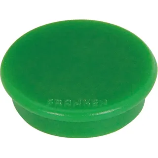 Franken Haftmagnet Magnete grün, Kunststoff Ø 3,2 x 0,7 cm, 10 St.