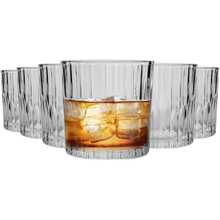Duralex 1057AB06A0111 Manhattan Whiskyglas, 310 ml, Glas, transparent, 6 Stück