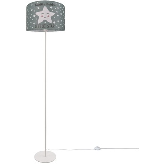 Stehlampe PACO HOME "Aleyna 105" Leuchten Gr. 1 flammig, Ø 38 cm Höhe: 144 cm, weiß Paco home Kinderlampe LED Kinderzimmer Lampe Sternen-Motiv, Deko E27
