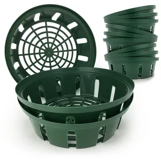 Gravidus Pflanzschale Pflanzkorb Pflanzkörbe für Zwiebelpflanzen Ø22 cm (12 St) grün