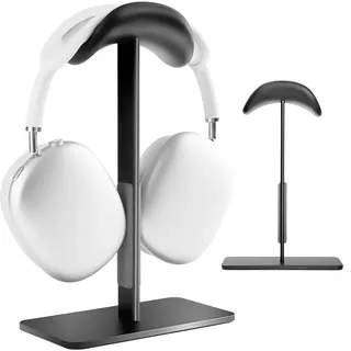 FARWAYVIEW Kopfhörerständer für AirPods Max 2 & 1 mit Schlafmodus Ständer | Alu-Stange & kratzfestes ABS, Stabiler Tischständer (Schwarz)