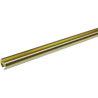 LIEDECO Vorhangstange Innenlaufprofil 1-läufig Ø 16 mm 160 cm Gold