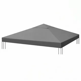 Sekey Ersatzdach Pavillon 3x3 m Wasserdicht Grau